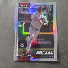 Topps 2026 Series 1 Rainbow Foil Rookie Jimmy Crooks III #73 St. Louis Cardinals