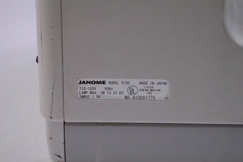 JANOME Harmony 8100 Computerized Sewing Machine W/Pedal Tested Minor Issue - Picture 6 of 6