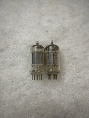Mullard ECC83 12AX7 Long Plate Double Support O getter Matched
