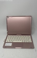 Pink Rotatable Wireless Bluetooth TouchPad Keyboard Flip Case Cover Not Tested