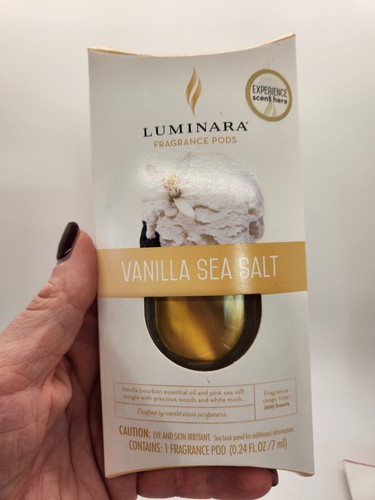 Luminara Set of Two Fragrance Pods Vanilla Sea Salt and Honeycrisp Apple NOS - Picture 6 of 8