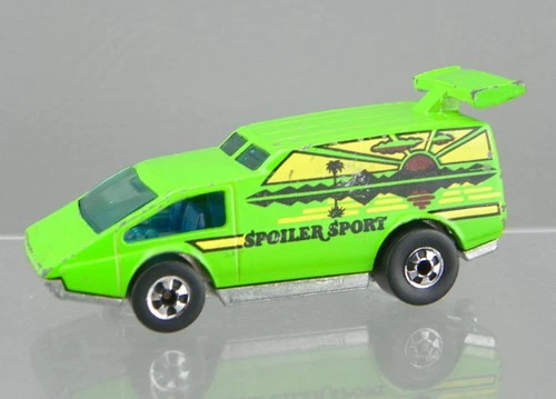 Vintage Hot Wheels 1976 Flying Colors Diecast Green Spoiler Sport Van HK C5-C6
