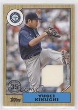 2022 Topps Series 1 1987 Topps Baseball Relics Yusei Kikuchi #87R-YK 0t4b