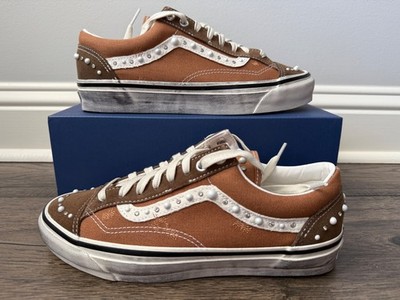 VANS LX OLD SKOOL 36 Pearlized Vintage Cocoa Brown Shoes 8.5
