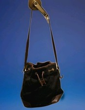 Valentino GARAVANI logo Canvas Leather Rare Vintage Satchel ITALY style 050