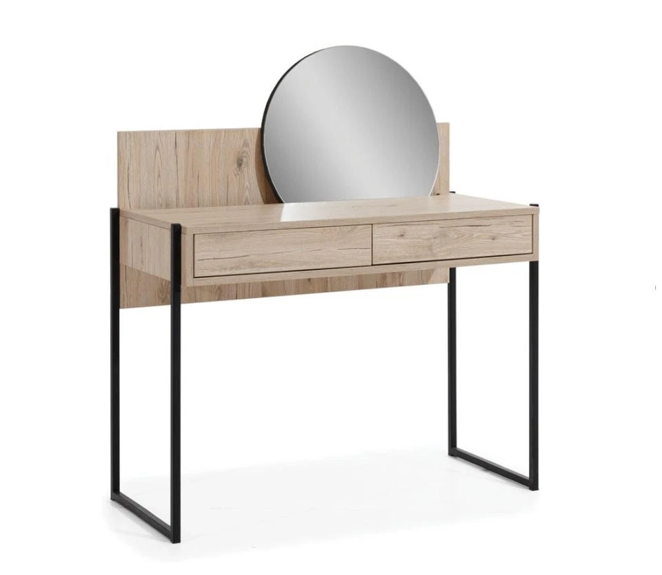 Schminktisch Beige Schlafzimmer Spiegel Möbel Design Elegantes Luxus Schön Neu - Bild 1 von 1