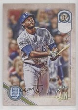 2018 Topps Gypsy Queen Missing Nameplate Lorenzo Cain #73 a2v