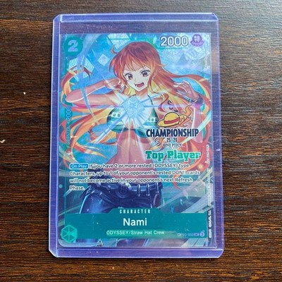【英語版】ナミ OP10-033 TOP PLAYER CS25-26 ワンピカ One Piece Card 2025 Nami Championship 25-26 Top Player Promo OP10