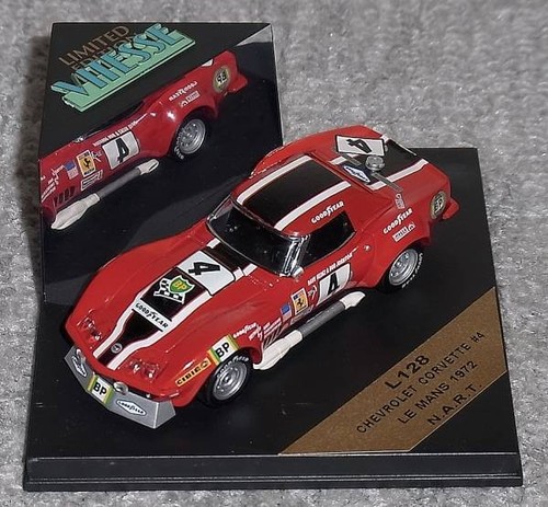 CHEVROLET CORVETTE n° 4 NART LE MANS 1972 DECAL 1/43e