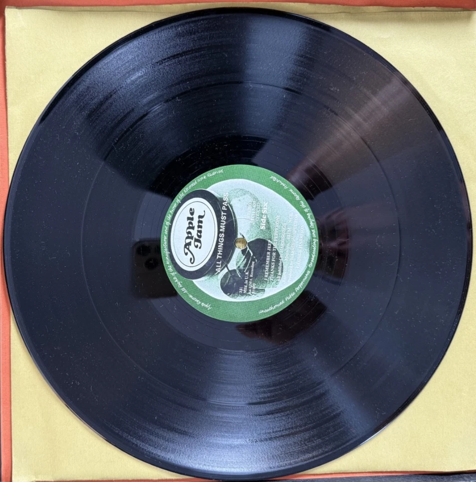 George Harrison - All Things Must Pass 3-LP Apple Records 1970 Press w/ Poster Foto 2 de 4