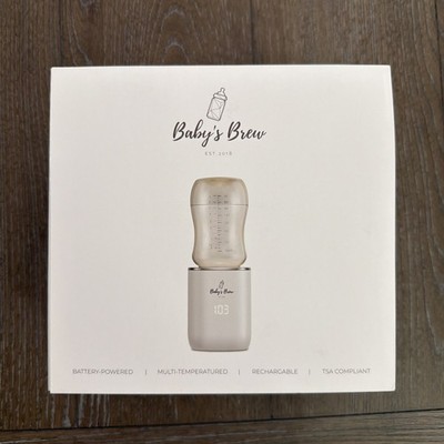 Bottle Warmer ''Babys Brew'' Portable & Battery Powered  Rechargeable New In Box 