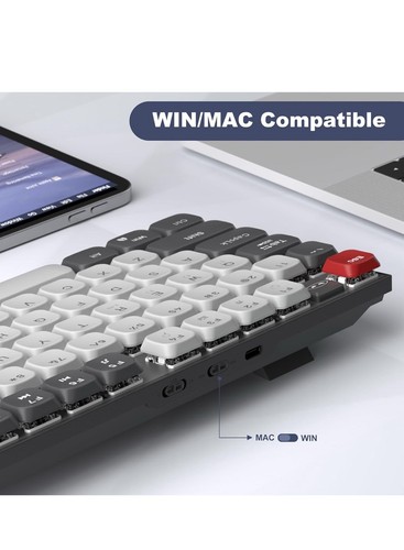 Magegee Moon104 Wireless Mechanical Keyboard RGB Triple Mode 2.4/BT/USB - Picture 4 of 8