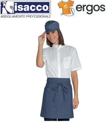 Isaac TAILLENSCHÜRZE Jeans 70x46 Parannanza Koch Küche Chef Bar Pub Unisex