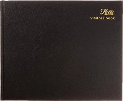 ‎LETTS Letts Company Visitors Book - Black