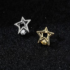 Hip Hop Hollow Pentagram Star Teeth Grillz For Women Men Jewelry Halloween