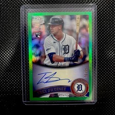 2025 Topps Archives Trey Sweeney RC Green Foil 2011 Fan Favorites Autograph /99