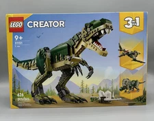 LEGO - Creator 3in1 T. rex Dinosaur Toy for Kids, Animal Toy 31151 New