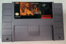 The Lion King (1994) - Super Nintendo SNES Video Game Cartridge & Manual