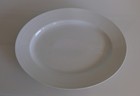 Fürstenberg Herzog Ferdinand WEISS - Platte oval 36cm