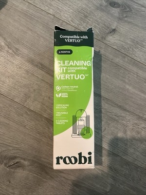 Nespresso Compatible Vertuo Cleaning & Descaling Kit Roobi
