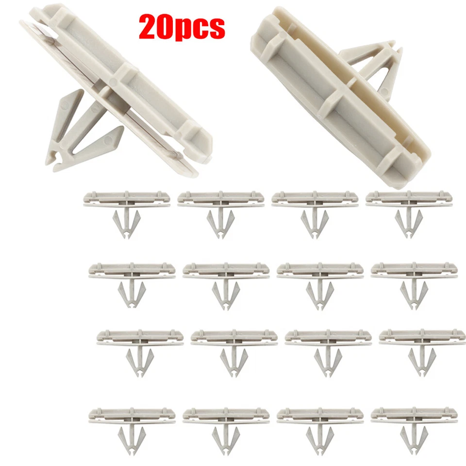 20 peças clipes de moldagem Fender flare rebite ajuste para Chrysler Jeep Liberty Wrangler - Imagem 2 de 4