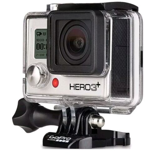 GoPro HERO3 Silver Action Camera, With Accessories, Remote, Batteries