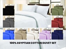 3PC DuvetSet EgyptianCotton US-Queen/KingElephantGray/White/IvorySolid600/1000TC