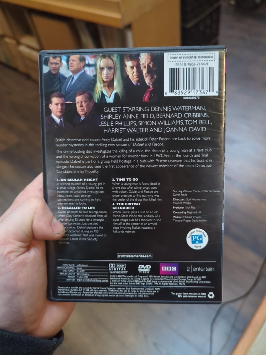 Dalziel Pascoe: Season 4 (DVD, 2011, 2-Disc Set Dalziel Pascoe: Season 4 (DVD, 2011, 2-Disc Set