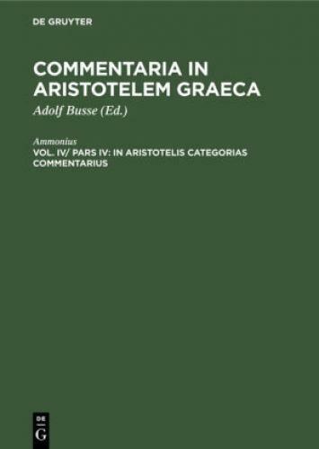 Thumbnail - In Aristotelis Categorias Commentarius 6749