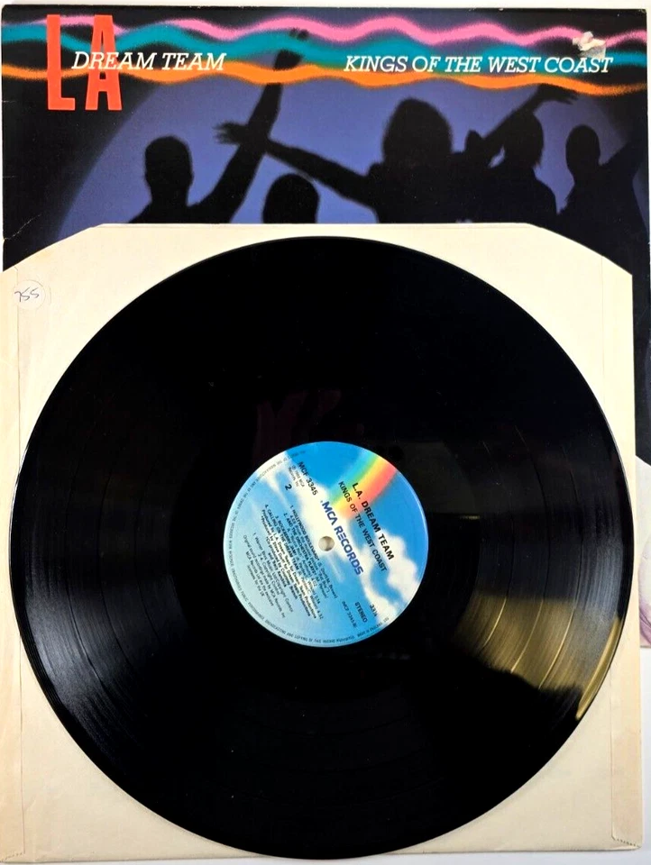 L.A. Dream Team – Kings Of The West Coast LP Album vinyl record 1986 hip hop - Imagem 2 de 4