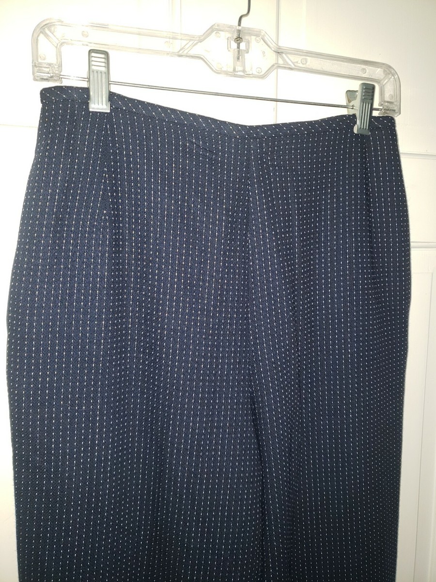 navy blue high waisted dress pants Pantaln de Vestir Tiro Alto Victoria - Azul Marino