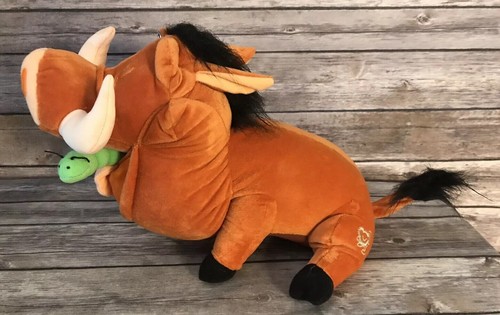 Disney Pumbaa Feed Me Bug Talking Plush Lion King Stuffed Animal Warthog 13” - Picture 9 of 10