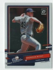 2020 Donruss Optic Baseball The Rookies BRENDAN McKAY TAMPA BAY RAYS #R-7