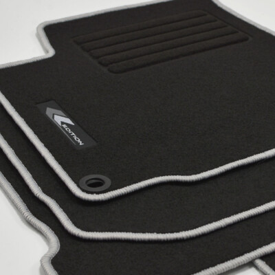 Mattenprofis Velours Logo Fußmatten für VW Golf 4 IV ab Bj.9/1997 - 2006 si oval