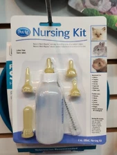 PetAg Kitten Nursing 2oz Bottle Replacement Nipples for Kitten Cat Small Animals