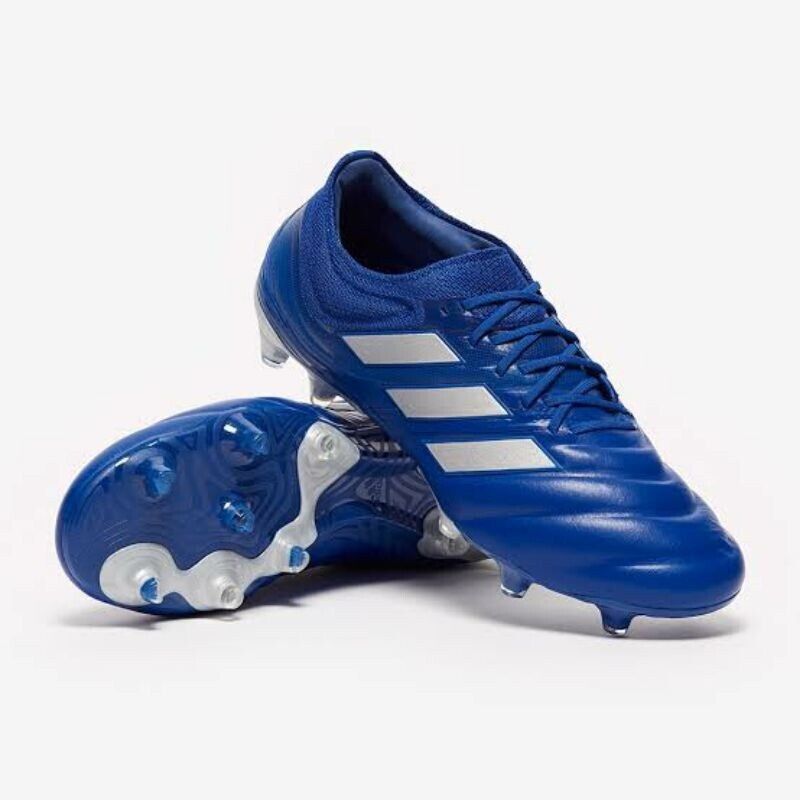 Size 4.5 - adidas Men's Copa 20.1 Blue/Silver/Blue Firm Size 4.5 - adidas Men's Copa 20.1 Blue/Silver/Blue Firm