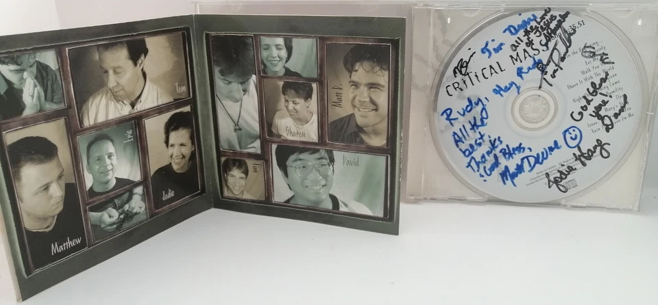 Critical Mass - John 6:35,51 -  rare audio CD w/ Autographed SIGNED By the Band Foto 2 de 4