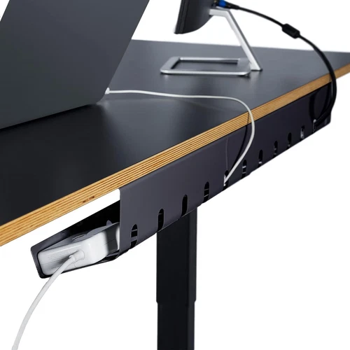 PAMO Cable Management under Desk for Easy Mounting Under-Table I Set of 2 - with