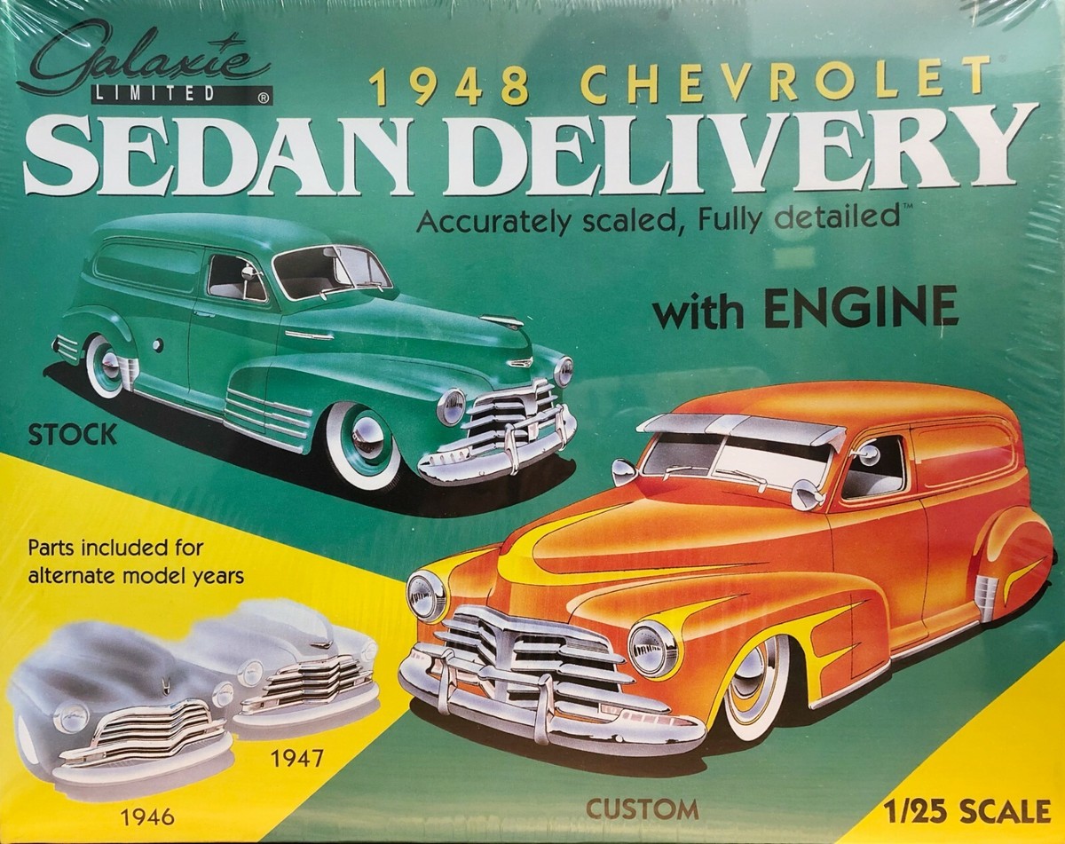 1948 Chevrolet Sedan Delivery プラモデルキット Galaxie Ltd. 98021 1/25 Scale 1948 Chevrolet Sedan Delivery