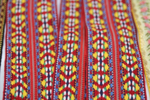 Vintage 1970s Quik Braid 20" 22" Zipper Gold Red Purple Brown Hippie Boho - Picture 27 of 34