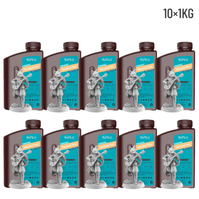 10×1KG SUNLU Standard/Standard-Plus/Wash ABS/Toughness/ABS-Like/PA-Like Resin