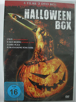 Halloween Box 4 Filme - Yeti, Monster Slayer, Death knows your Name, Dark Place