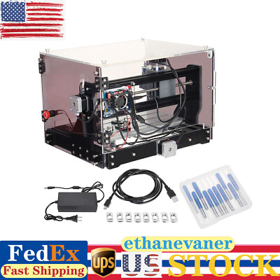 3 Axis 3D Desktop Mill Machine 3018-SE V2 CNC Router Engraver DIY Engraving Tool