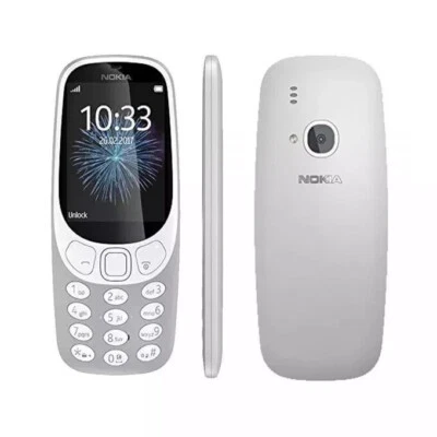New NOKIA 3310 Box Pack 4G Phone UNLOCKED Bluetooth Camera FM UK Warranty