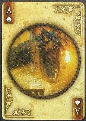 Ace Spades Dragon Hobbit Motion Picture Single Swap Wide Playing Card