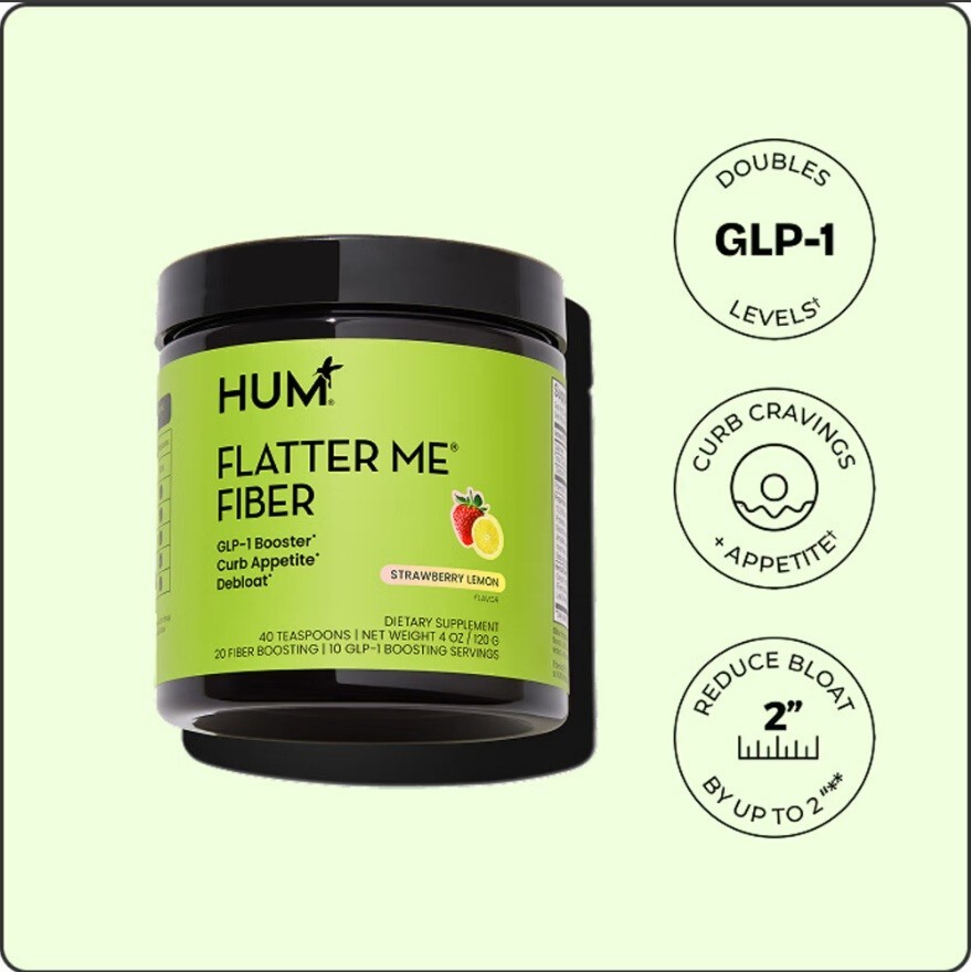 hum nutrition glp 1 reviews HUM Nutrition-Flatter Me Fiber GLP-1 Booster - FreeShip