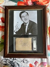 DANNY THOMAS Signed Framed Beckett BAS Encapsulated