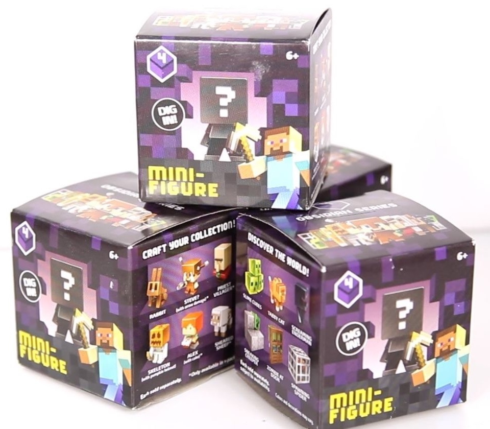 MINECRAFT Mini Figure Obsidian Series #4 Blind Box Brand New | eBay