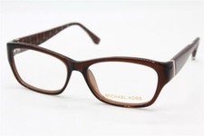 NEW MICHAEL KORS MK 832 210 BROWN GOLD AUTHENTIC FRAMES EYEGLASSES MK832 51-15