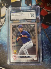 2022 Topps Chrome #130 Emmanuel Clase CGC 10 GEM MINT